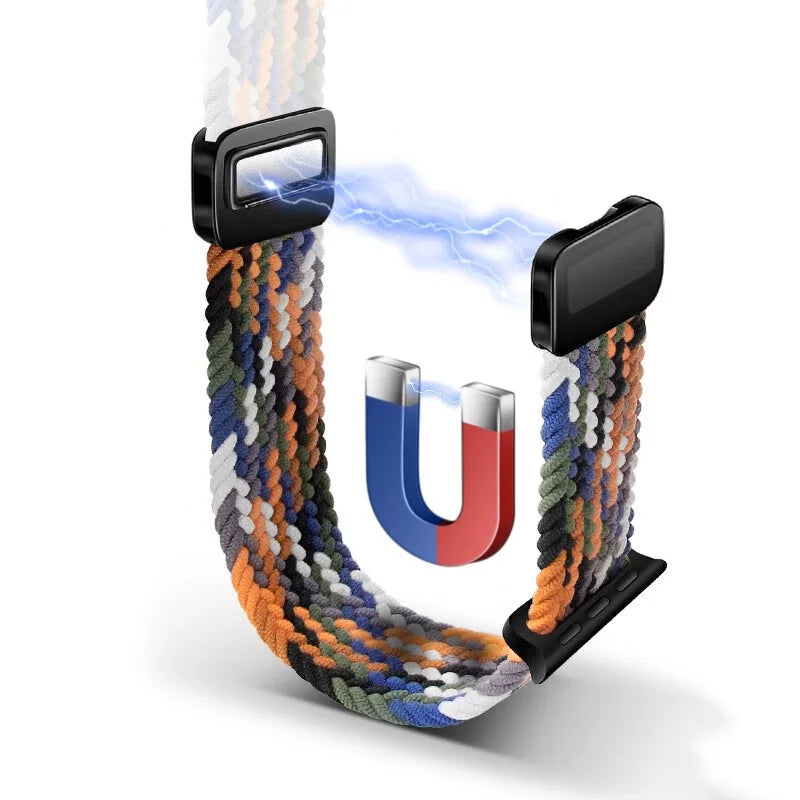 Braided Magnetic Band for Apple Watch 38-49mm by HitMyNeed