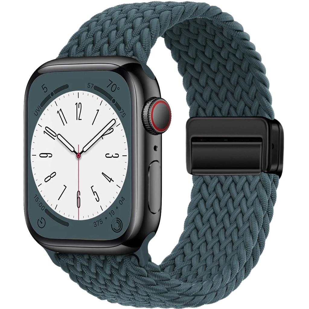 Braided Magnetic Band for Apple Watch 38-49mm rainforest 42-44-45-46-49mm by HitMyNeed