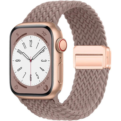Braided Magnetic Band for Apple Watch 38-49mm smoke-purple 38-40-41-42mm by HitMyNeed