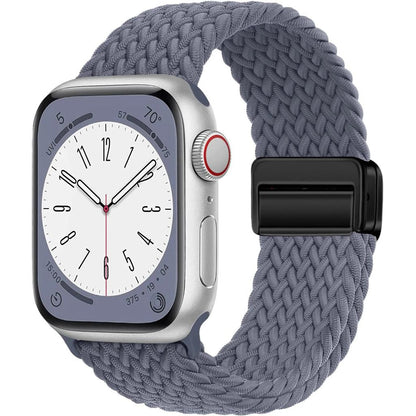 Braided Magnetic Band for Apple Watch 38-49mm space-gray 38-40-41-42mm by HitMyNeed