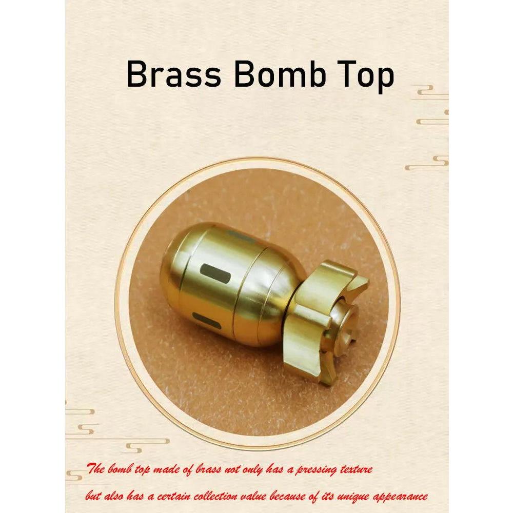 Brass Bomb Fidget Spinner Stress Relief EDC Toy by HitMyNeed