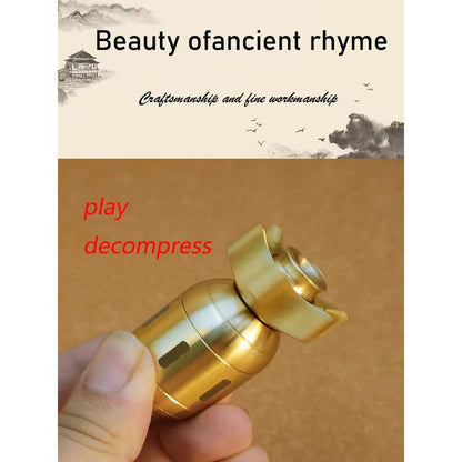 Brass Bomb Fidget Spinner Stress Relief EDC Toy by HitMyNeed