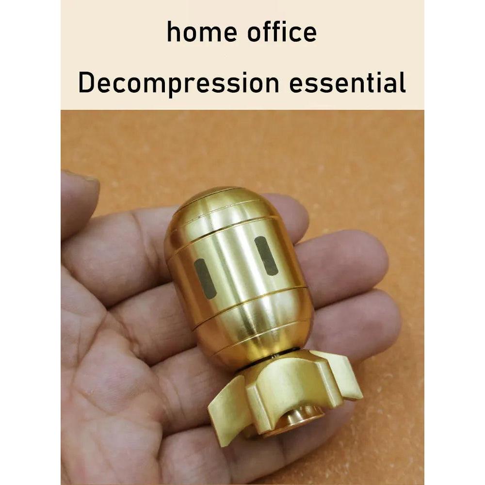 Brass Bomb Fidget Spinner Stress Relief EDC Toy by HitMyNeed