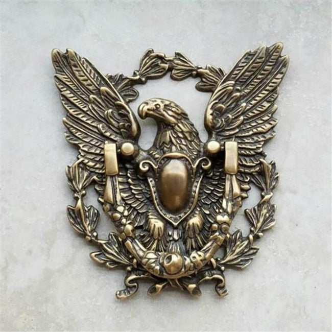 Brass Eagle Door Knocker 23 x 21cm by HitMyNeed