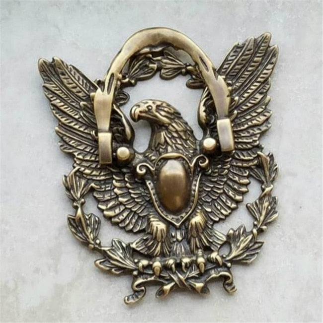 Brass Eagle Door Knocker 23 x 21cm by HitMyNeed