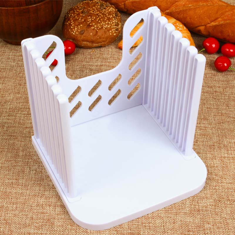 Bread Slicing Guide Tool - Plastic Loaf Cutter by HitMyNeed