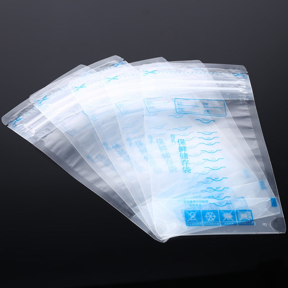 Breast Milk Storage Bags 250ml - 30 Pack BPA-Free by HitMyNeed