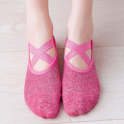Breathable Anti-Slip Yoga Socks for Stable Grip by HitMyNeed