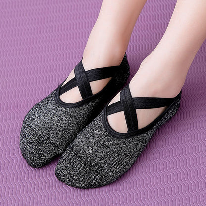 Breathable Anti-Slip Yoga Socks for Stable Grip by HitMyNeed