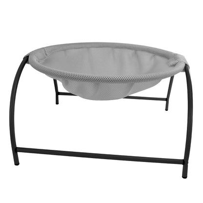 Breathable Cat Hammock Bed Cooling Cot Sofa 43x43cm light-grey by HitMyNeed