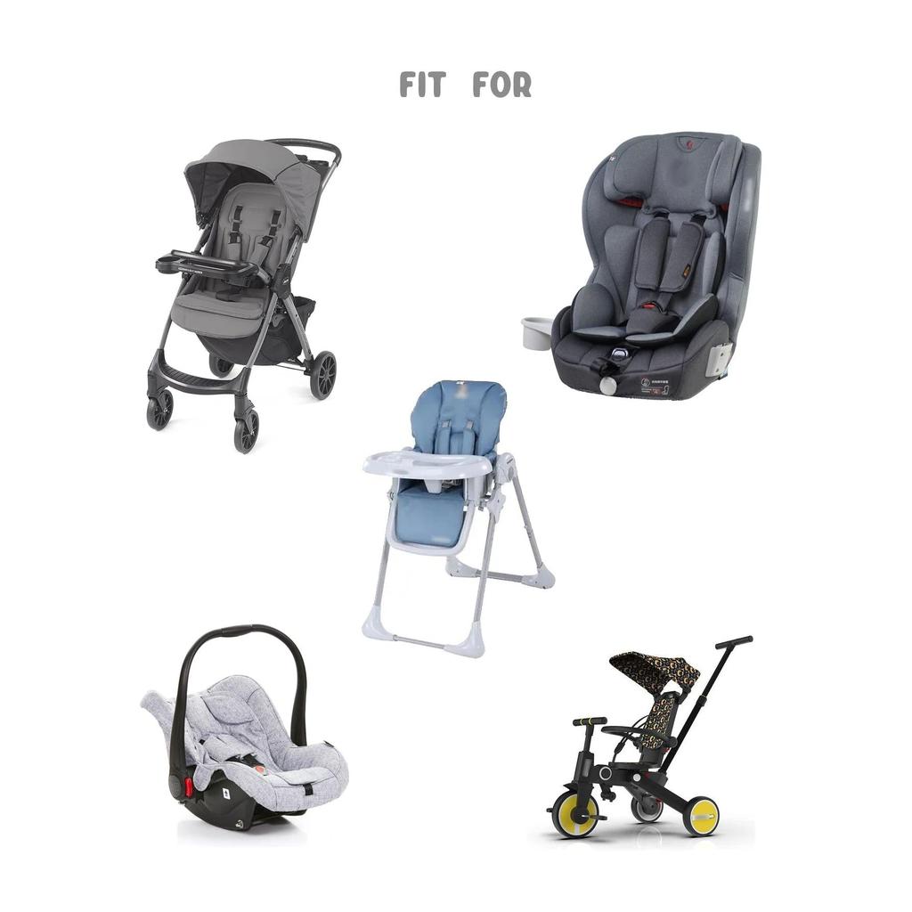 Breathable Cotton Baby Stroller Seat Cushion Pad by HitMyNeed