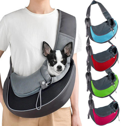 Breathable Crossbody Dog Carrier Sling for Small Pets by HitMyNeed