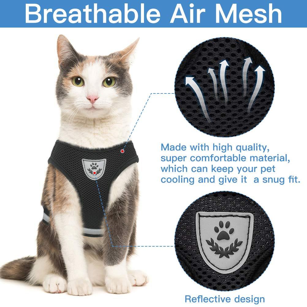 Breathable Escape-Proof Cat Harness with Leash by HitMyNeed