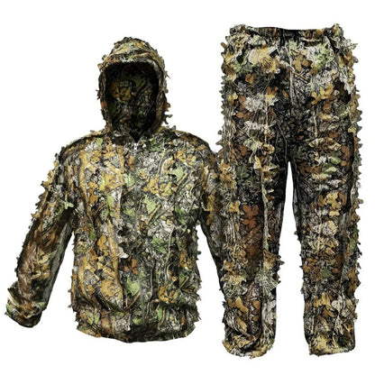 Breathable Leafy Camouflage Hunting Suit 6‑Piece Set by HitMyNeed