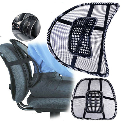 Breathable Mesh Back Support for Office Chairs by HitMyNeed