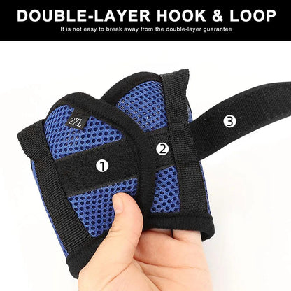 Breathable Mesh Nylon Adjustable Dog Muzzle by HitMyNeed