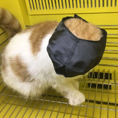 Breathable Nylon Cat Muzzle for Safe Grooming by HitMyNeed