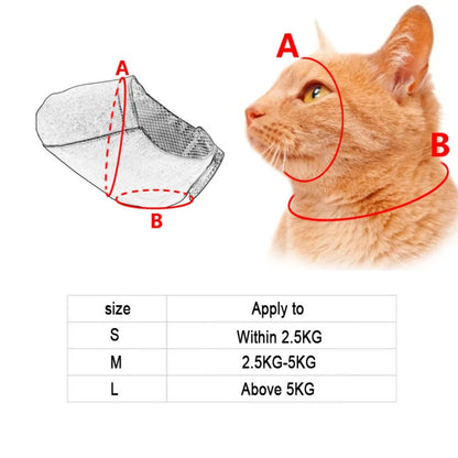 Breathable Nylon Cat Muzzle for Safe Grooming by HitMyNeed