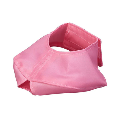 Breathable Nylon Cat Muzzle for Safe Grooming pink l-suit-more-than-5kg by HitMyNeed