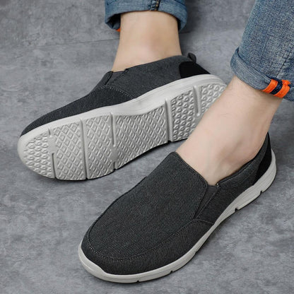 Breathable Slip-On Men's Canvas Shoes by HitMyNeed