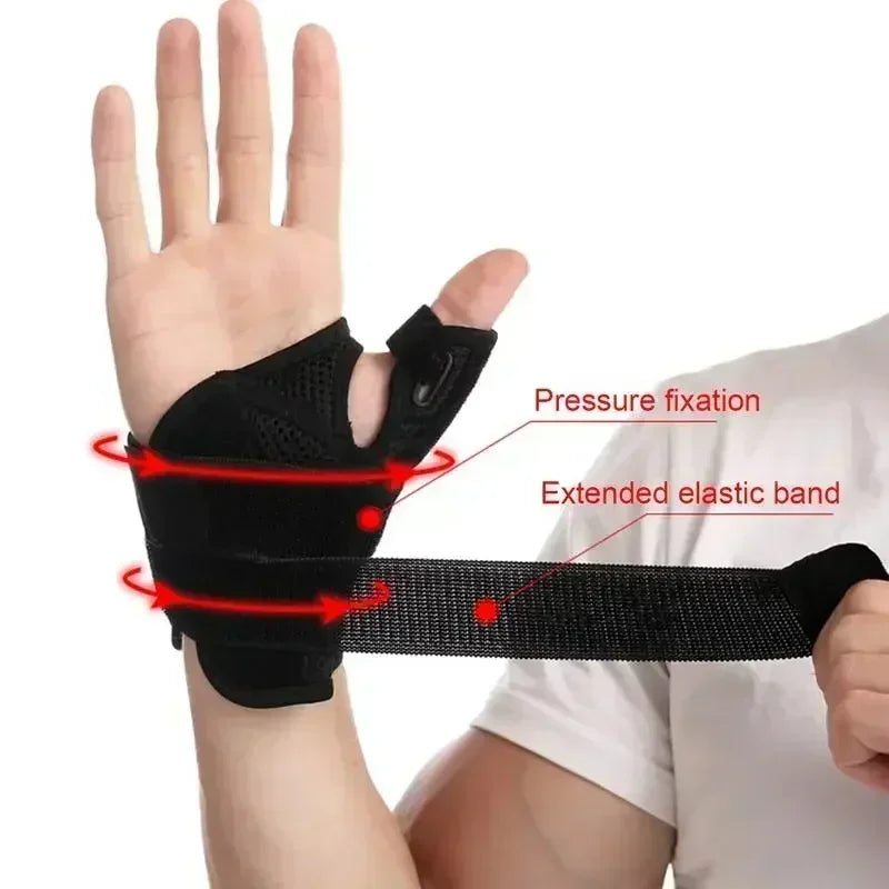 Breathable Wrist Support Splint Brace for Pain Relief gray-1pc by HitMyNeed