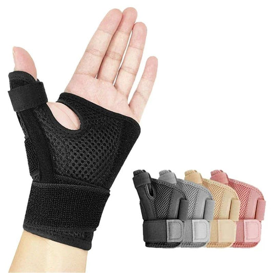 Breathable Wrist Support Splint Brace for Pain Relief pink-1pc by HitMyNeed