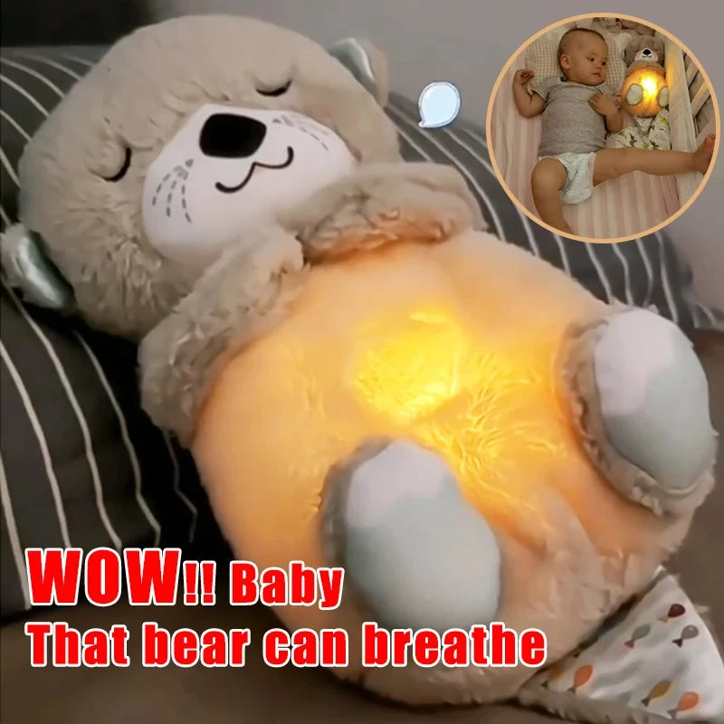 Breathing Bear Soothing Otter Plush Sleep Toy 30cm by HitMyNeed