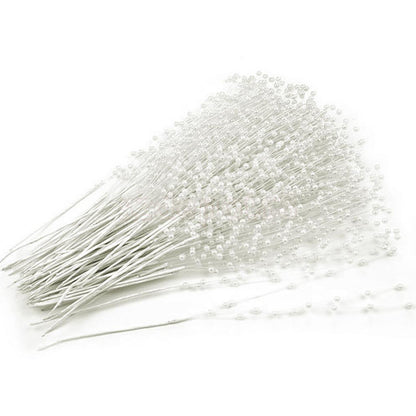 Bridal Bouquet Faux Pearl Stems, 10 Pack by HitMyNeed