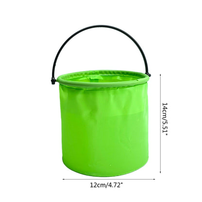 Bright Collapsible Sand Bucket for Kids, 12 x 14cm by HitMyNeed