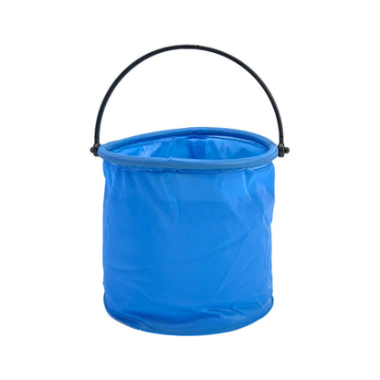 Bright Collapsible Sand Bucket for Kids, 12 x 14cm blue by HitMyNeed