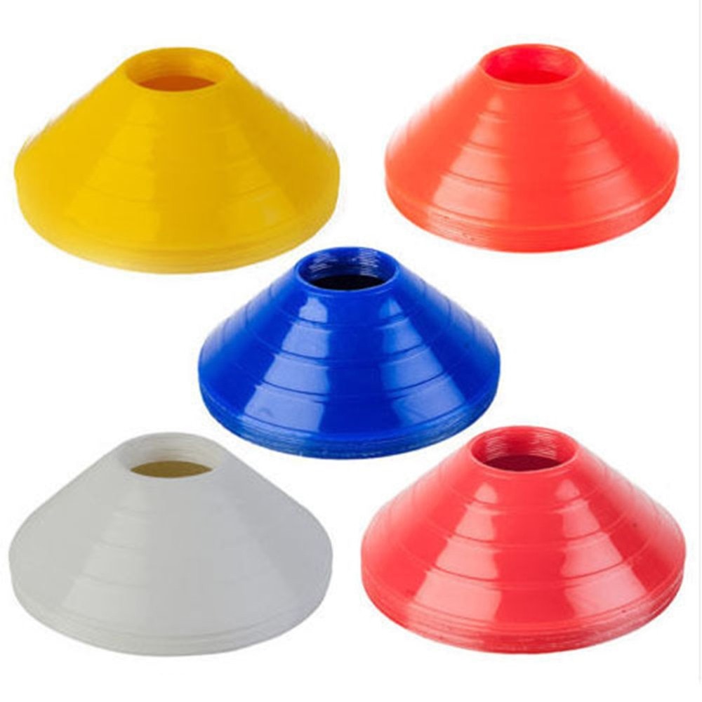 Bright Colored Agility Cones with Holder, 10 Pack by HitMyNeed