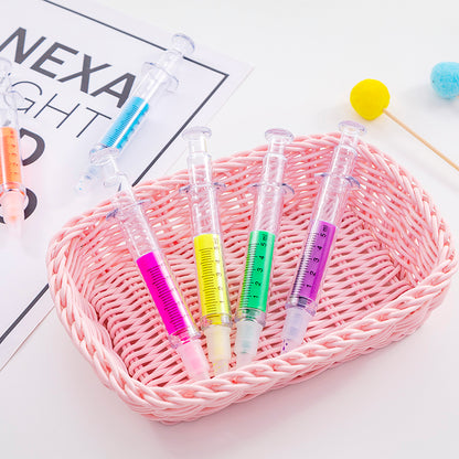 Bright Neon Syringe Highlighters Set of 6 by HitMyNeed