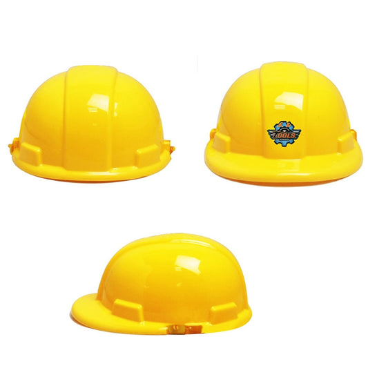 Bright Yellow Kids Construction Hard Hat Toy by HitMyNeed