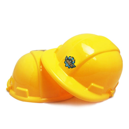 Bright Yellow Kids Construction Hard Hat Toy by HitMyNeed