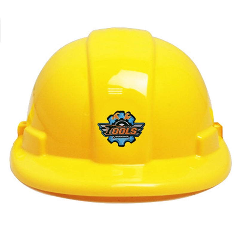 Bright Yellow Kids Construction Hard Hat Toy by HitMyNeed