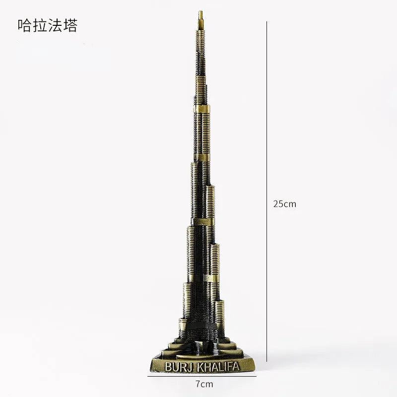 Bronze 3D Landmark Models - Eiffel, Liberty, Empire State by HitMyNeed