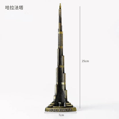 Bronze 3D Landmark Models - Eiffel, Liberty, Empire State by HitMyNeed