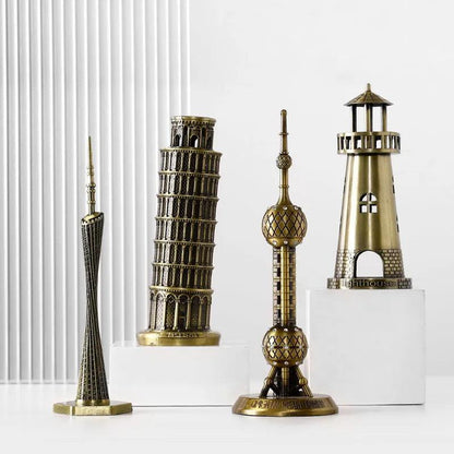 Bronze 3D Landmark Models - Eiffel, Liberty, Empire State by HitMyNeed