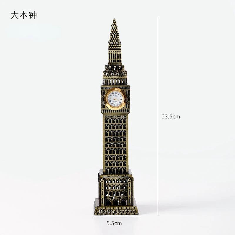 Bronze 3D Landmark Models - Eiffel, Liberty, Empire State big-ben by HitMyNeed