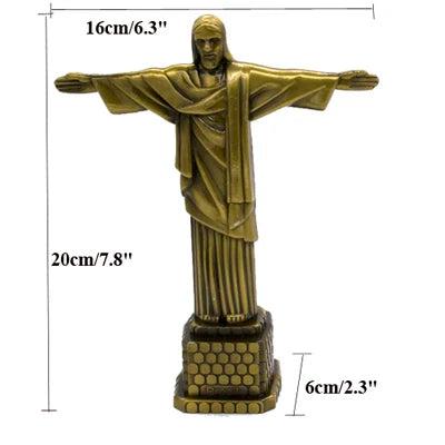 Bronze 3D Landmark Models - Eiffel, Liberty, Empire State jesus by HitMyNeed