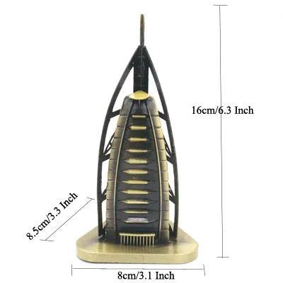 Bronze 3D Landmark Models - Eiffel, Liberty, Empire State sail-hotel by HitMyNeed