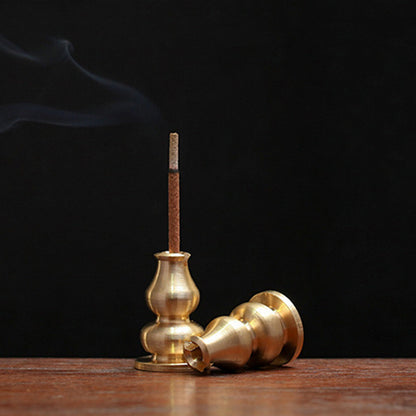 Bronze Lotus Alloy Incense Burner Plate, 12 Styles 10 by HitMyNeed