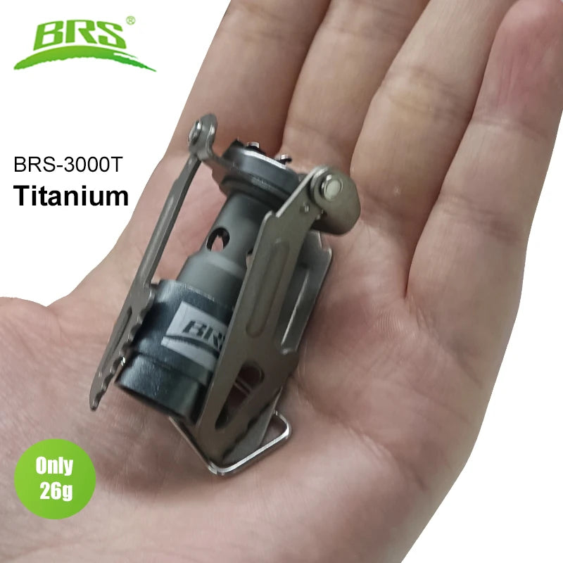 BRS-3000T Ultralight Titanium Camping Gas Stove 26g by HitMyNeed
