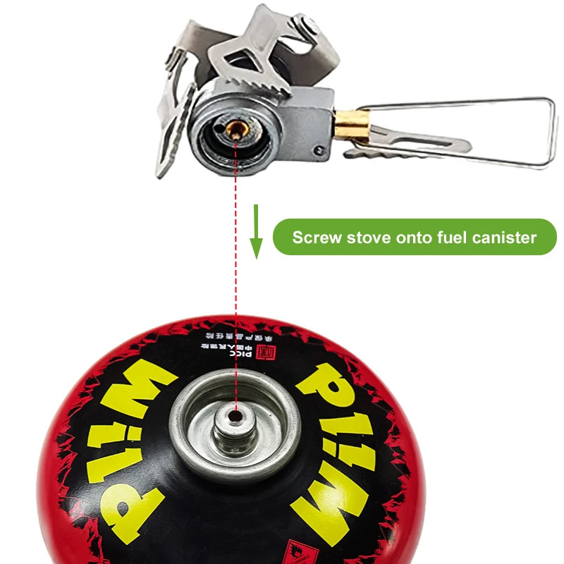 BRS-3000T Ultralight Titanium Camping Gas Stove 26g by HitMyNeed