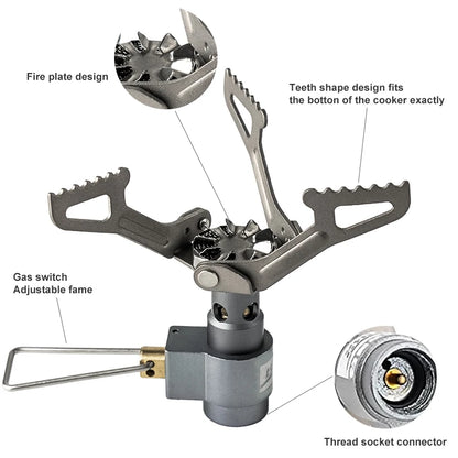 BRS-3000T Ultralight Titanium Camping Gas Stove 26g by HitMyNeed