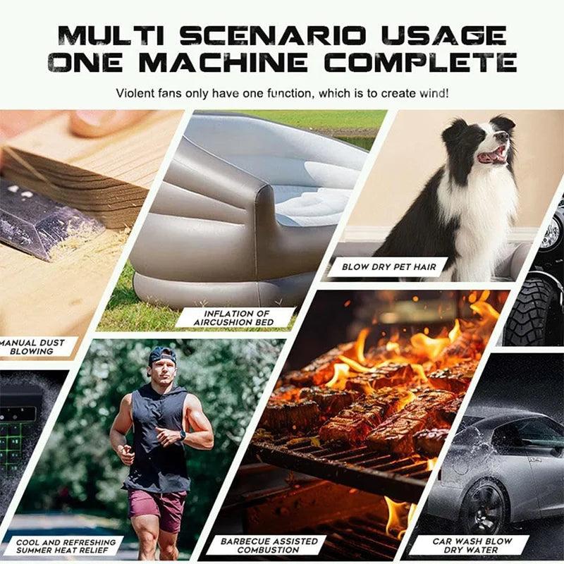 Brushless Cordless Air Blower for Dewalt Batteries by HitMyNeed