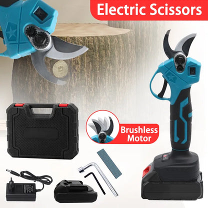 Brushless Cordless Electric Pruning Shears 18V by HitMyNeed