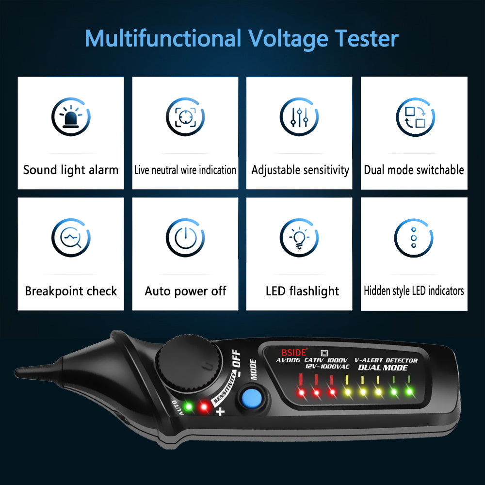 BSIDE AVD06 Non-Contact Voltage & Continuity Tester by HitMyNeed