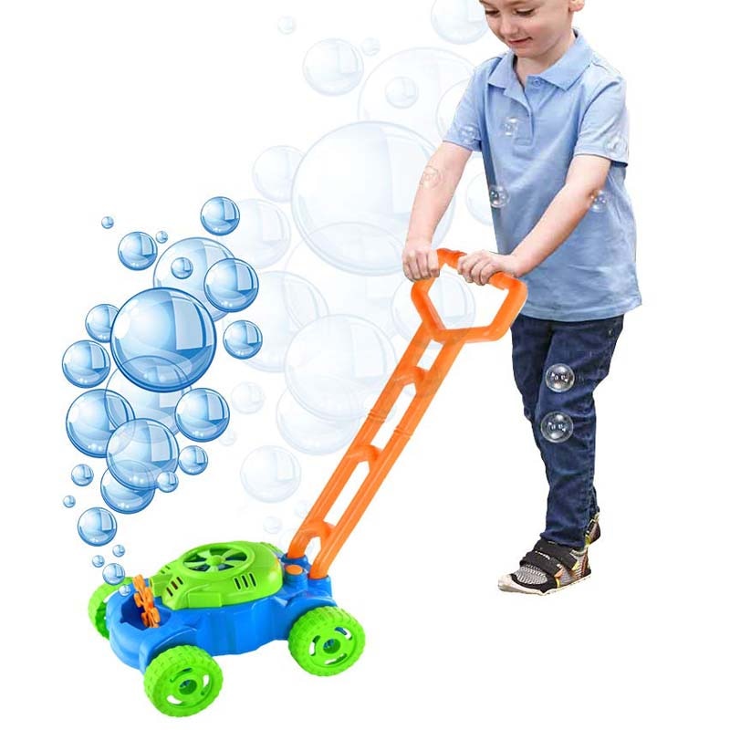 Bubble Lawn Mower Push Walker for Toddlers by HitMyNeed