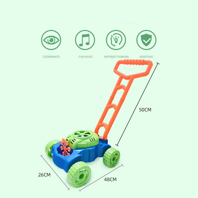 Bubble Lawn Mower Push Walker for Toddlers by HitMyNeed